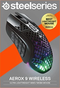 SteelSeries Aerox 9 Wireless Mouse Gaming RGB 18 Butoane Bluetooth 24 GHz - Img 17
