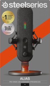 SteelSeries Alias Microfon USB Gaming Streaming Podcasting LED RGB - Img 8