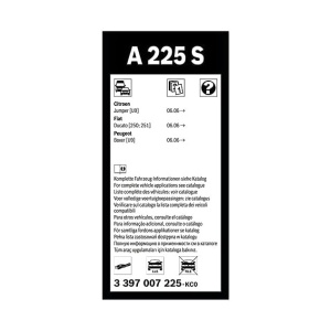 Stergatoare Bosch Aerotwin A225S - Set 2 bucati, 650 mm si 550 mm, montaj rapid - Img 3