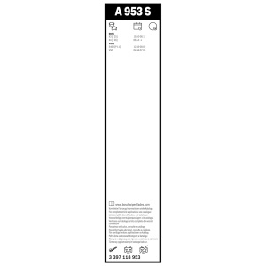 Stergatoare de parbriz Bosch 3397118953 Aerotwin A953S, 650500 mm - Img 3