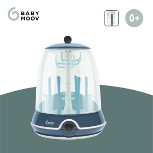 Sterilizator 2-in-1 Babymoov Turbo Plus pentru Biberon, 6 Flaconi, 6 Minute - Img 3