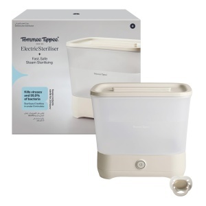 Sterilizator electric Tommee Tippee pentru biberoane si accesorii, alb