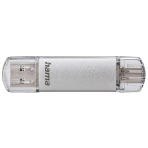 Stick USB Hama C-Laeta 32GB, USB 3.2 Gen 1 Type-C, 40MBs, Argintiu - Img 4