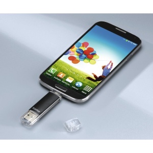 Stick USB Hama Laeta Twin 256GB, USB 3.2 Gen 1, microUSB, Negru - Img 4