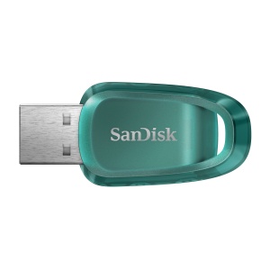 Stick USB SanDisk Ultra Eco 64 GB, viteza citire 100 MBs, reciclabil