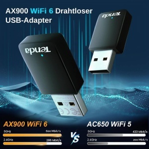 Stick WiFi 6 Tenda U11 AX900, 286 Mbits 2.4GHz, 600 Mbits 5GHz - Img 4