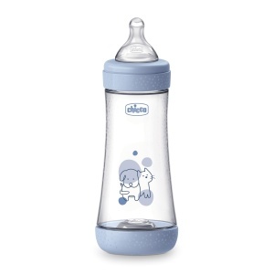 Sticla Anti-Kolik Chicco PERFECT 5, 300 ml, cu silicon moale, pentru 4 luni