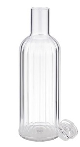 Sticla APS 10748, 1 Litru, Transparenta, 9 cm, H 28,5 cm - Img 2