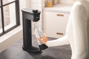 Sticla de apa GROHE Blue Fizz, 850ml, neagra, reutilizabila - Img 3