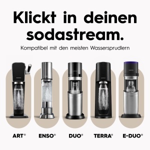 Sticla de inox SodaStream Fizz Go 0,9L, termorezistenta, bej - Img 6