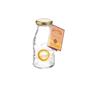 Sticla de lapte Kilner 0,19 L, din sticla, capac cu filet, design clasic