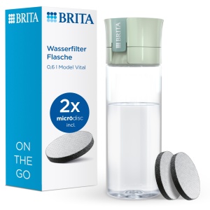 Sticla filtranta BRITA Model Vital 600ml, 2x MicroDisc Filtru, BPA-free