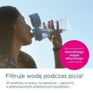 Sticla filtranta BRITA Vital, 600 ml, verde deschis, cu 2 filtre MicroDisc - Img 4