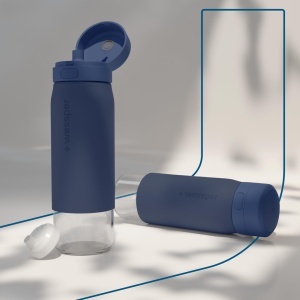 Sticla filtranta Wessper Actitex Disc 700ml Borosilicat Albastra - Img 5