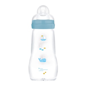Sticla pentru bebelusi MAM Feel Good 260 ml, cu suzeta SkinSoft, pentru nou-nascuti - Img 2