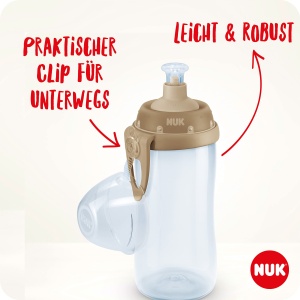 Sticla pentru copii NUK Junior Cup 300 ml efect cameleon fara BPA albastru-verde - Img 5
