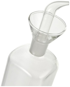 Sticla pentru ulei IBILI Aceitera Cristal Cuadrada 500ml Material rezistent Transparent - Img 4