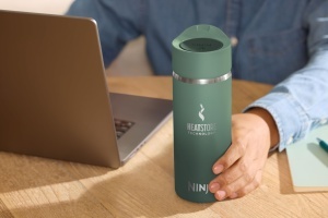 Sticla termica Ninja Sip Perfect 400 ml, verde, BPA-free, spulberatoare - Img 8