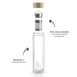 Sticla Termo Flora Lacor 62534, Borosilikat, 350 ml, BPA-free - Img 4
