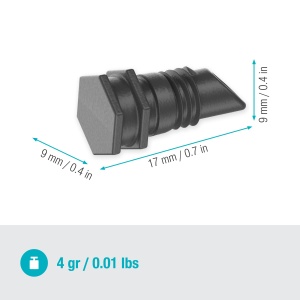 Stopper pentru sistem de irigare Gardena Micro-Drip 4,6 mm, reutilizabil, set 10 bucati - Img 4