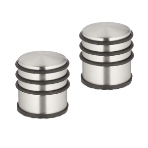 Stopper usa Relaxdays, set 2 bucati, inox, 7.5 x 7 cm, rutschfest