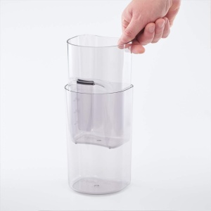 Storcator lent Russell Hobbs Profi [Storcator pentru fructe, legume si ierburi] Otel inoxidabil (3 insertii pentru strecuratoare: fructe fine, grosiere si congelate, incl. functie de retur, fara BPA, storcator de fructe) Storcator de fructe 25170-56 - Img 7