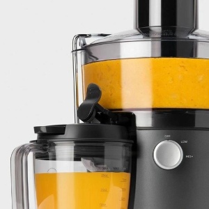 Storcator nutribullet, Storcator rece, Extractor de fructe si legume, Storcator de fructe, Utilizare zilnica, Usor de curatat, Recipient pentru pulpa de 1,5 L, NBJ100G, Negru - Img 2
