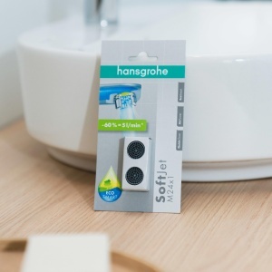 Strainer apa hansgrohe 13182000, set 2 buc, M24x1, economisire apa 5 lmin - Img 8