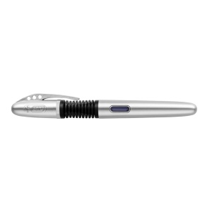 Stylus BIC X-Pen Chrome Ergonomic, Medium, Argintiu - Img 2