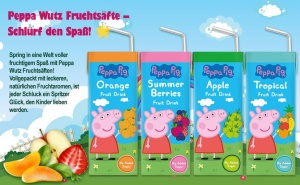 Suc de fructe Peppa Pig Tropical, 3x200ml, fara zahar adaugat, cu pai - Img 6