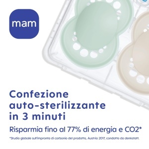 Sucea de noapte MAM Original, 2 bucati, din silicon SkinSoft, roz, 16 luni - Img 6