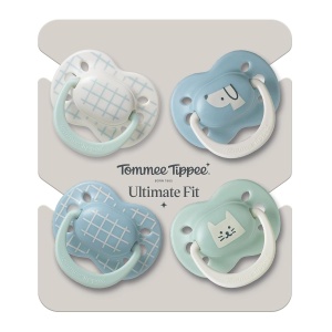 Sucec pentru bebelusi Tommee Tippee Ultimate Fit, 0-6 luni, 4 bucati, silicon BPA-free - Img 2