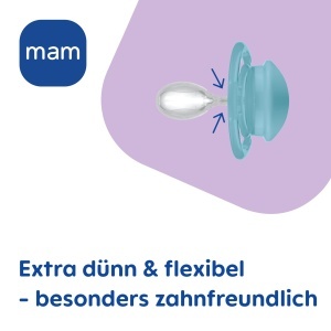 Sucitor MAM Perfect, 6-16 luni, set de 2 bucati, silicon, design prietenos - Img 5