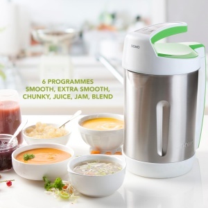 Supinator cu Mixer DOMO DO705BL, 2L, 6 Programe, Inox - Img 3