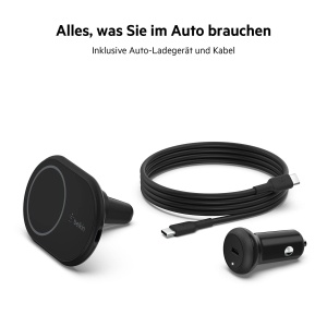 Suport auto cu incarcare wireless Belkin BoostCharge, 10W, compatibil cu iPhone 12-17 - Img 7