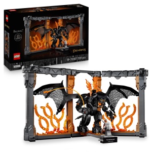 Suport de carti LEGO Der Herr der Ringe Balrog - 1201 piese, cu figurina Gandalf - Img 1
