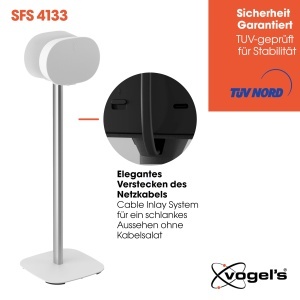 Suport difuzor Vogels SFS 4133 pentru Sonos Era 300, Alb, 82 cm - Img 5
