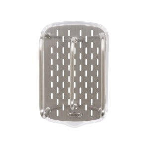 Suport pentru burete din inox OXO, model 13113100, negru, spalabil in masina de spalat vase - Img 4