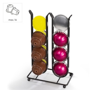 Suport pentru capsule de cafea Xavax HAMA (Dozator de capsule pentru capsule de cafea, pana la 16 capsule, Dolce Gusto si Nespresso Vertuo, din otel) Negru mat - Img 8