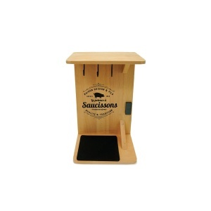 Suport pentru Carnati Fackelmann 37834, Lemn, 30,5 x 20 x 10,5 cm