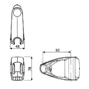 Suport pentru dus hansgrohe UnicaD, crom, 25 mm, design modern - Img 2