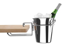 Suport pentru racitor Lacor 18 cm, Argintiu, Model 62478