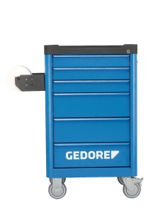 Suport pentru role de hartie Gedore 1500 H 40, 1.1 kg, Negru - Img 5