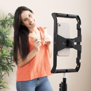 Suport pentru Smartphone InnovaGoods STAFECT, cu Stabilizator Manual, Negru - Img 6