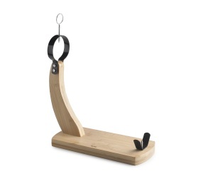 Suport pentru sunca IBILI Gondola Noble, Bambus, 37,5 x 16,5 cm, Maro