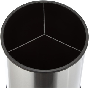 Suport rotativ pentru ustensile IBILI, inoxplastic, 14 x 18 cm, argintiunegru - Img 3