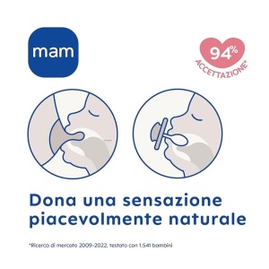 Suport suzeta MAM Original, 16 luni, 2 bucati, culoare bleu - Img 2