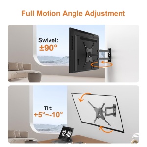 Suport TV GRIFEMA GB1004 pentru televizoare 26-55 inch, stabil si ajustabil - Img 3