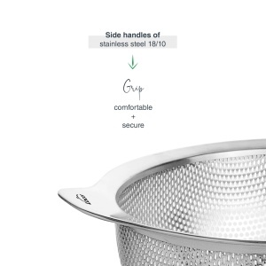 Suprafata de scurgere inox Lacor 62731, 15 cm, cu manere, multifunctionala - Img 4