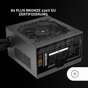 Sursa de alimentare PC Mars Gaming MPB650SI 650W, 7 ani garantie, 80 Plus Bronze - Img 5